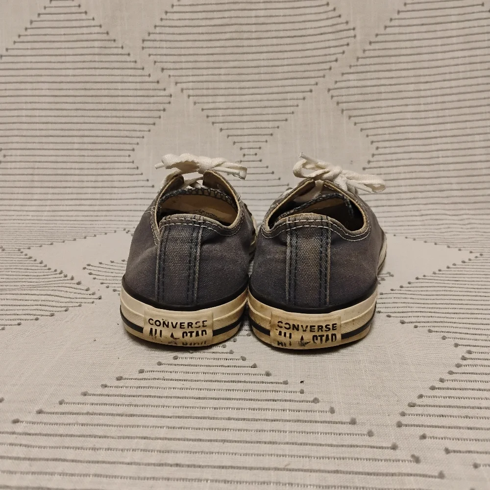 Converse Chuck Taylor Youth Blue Gray Low Top Canvas Sneakers Kids Size 3